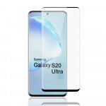 Wholesale 3D Tempered Glass Full Screen Protector with Working Adhesive In Screen Finger Scanner for Samsung Galaxy Galaxy S20 Ultra (6.9in) (Black)